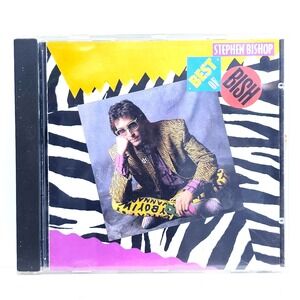 Stephen Bishop Best Of Bish CD 1988 Rhino Records Soft Rock Pop 80s Zebra Cover